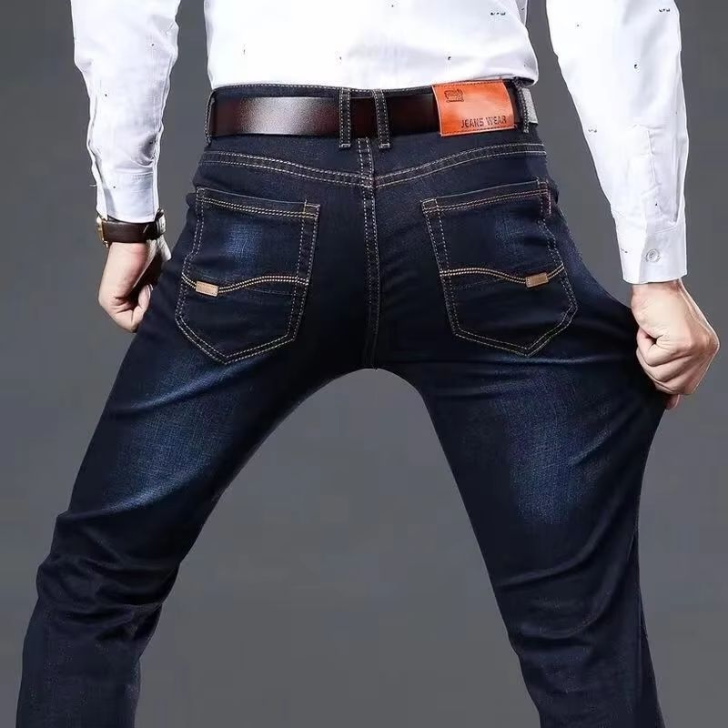 Levis Jeans 501 - กางเกงยีนส์ผู้ชายแฟชั่นใหม่ปี 2025 สไตล์คลาสสิก ทรงสลิมฟิต ยืดได้ สีดำ