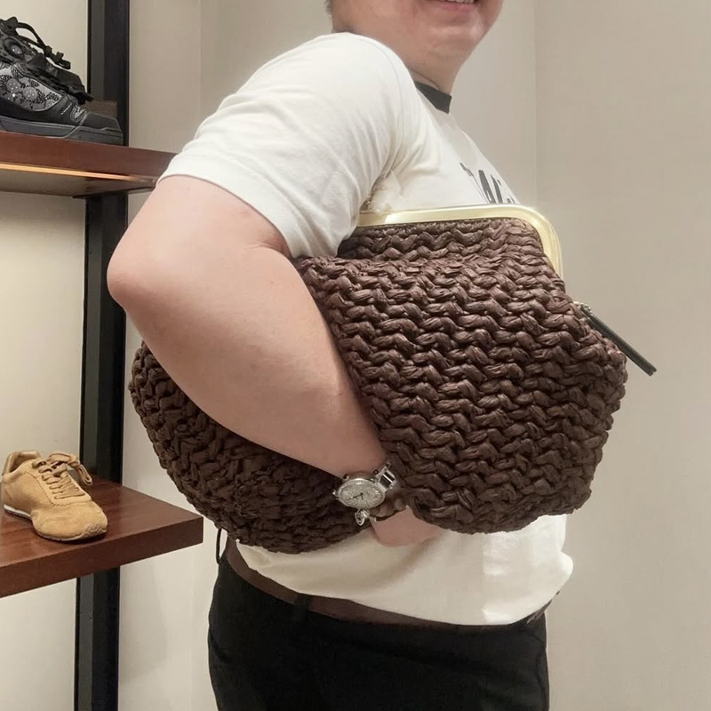 กระเป๋าสะพายชายหาดแบบถักมือพร้ - Crochet Bag Raffia บทวิจารณ์และราคา