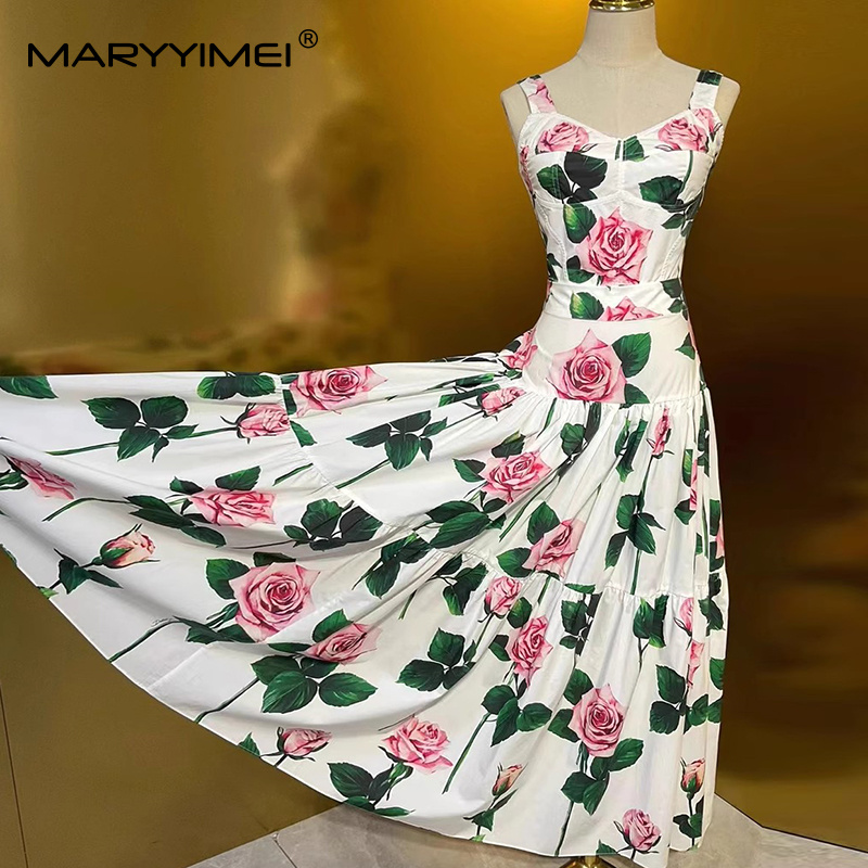 MARYYIMEI ชุดแฟชั่นพิมพ์ลายดอก - Romper Floral Print บทวิจารณ์และราคา
