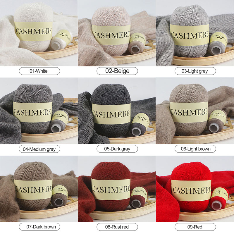 QJH 50 + 20g แคชเมียร์เส้นด้าย - Crochet Bag Raffia บทวิจารณ์และราคา